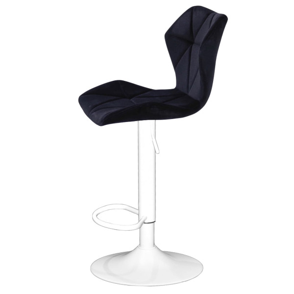 Барний стілець Onder Mebli Torino BAR WT-BASE Чорний B-1011 Оксамит-3