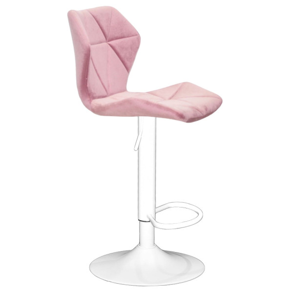 Барний стілець Onder Mebli Torino BAR WT-BASE Пильна Троянда B-1030 Оксамит-2