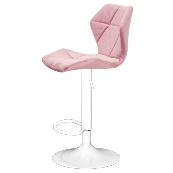Барний стілець Onder Mebli Torino BAR WT-BASE Пильна Троянда B-1030 Оксамит-3