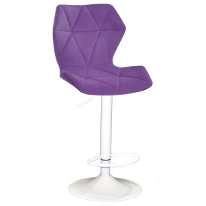 Барний стілець Onder Mebli Torino BAR WT-BASE Пурпур B-1013 Оксамит