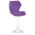 Барний стілець Onder Mebli Torino BAR WT-BASE Пурпур B-1013 Оксамит