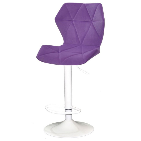 Барний стілець Onder Mebli Torino BAR WT-BASE Пурпур B-1013 Оксамит-1
