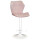 Барний стілець Onder Mebli Torino BAR WT-BASE Рожевий B-1021 Оксамит