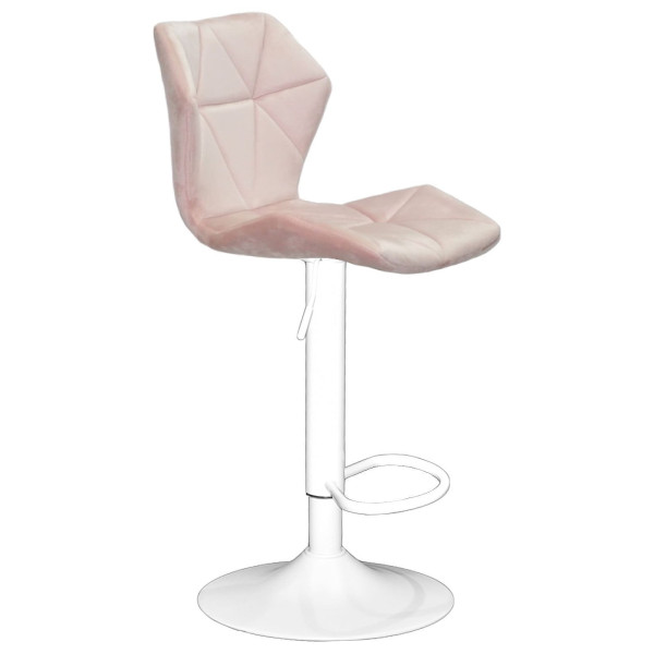 Барний стілець Onder Mebli Torino BAR WT-BASE Рожевий B-1021 Оксамит-2