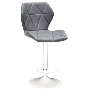 Барний стілець Onder Mebli Torino BAR WT-BASE Сірий 1001 Екошкіра