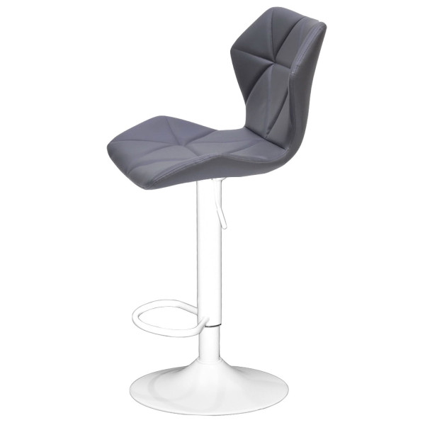 Барний стілець Onder Mebli Torino BAR WT-BASE Сірий 1001 Екошкіра-3