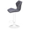 Барний стілець Onder Mebli Torino BAR WT-BASE Сірий 1001 Екошкіра-3-thumb