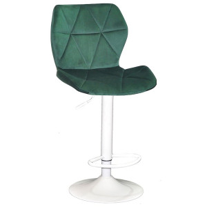 Барний стілець Onder Mebli Torino BAR WT-BASE Зелений B-1036 Оксамит