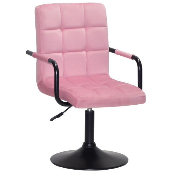 Стілець Onder Mebli Augusto-Arm BK-BASE Фрез B-1025 Оксамит-0