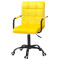 Стілець Onder Mebli Augusto-Arm BK-OFFICE Жовтий B-1027 Оксамит-1-thumb