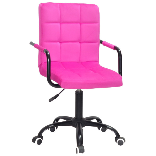 Стул Onder Mebli Augusto-Arm BK-OFFICE Малина B-1023 Бархат-0