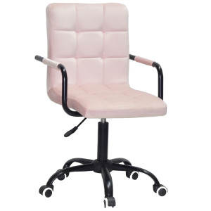 Стул Onder Mebli Augusto-Arm BK-OFFICE Розовый B-1021 Бархат
