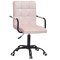 Стілець Onder Mebli Augusto-Arm BK-OFFICE Рожевий B-1021 Оксамит-0-thumb