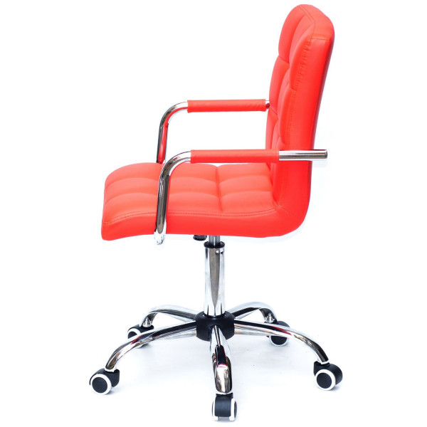 Стілець Onder Mebli Augusto-Arm CH-Office Червоний 1007 Екошкіра-3