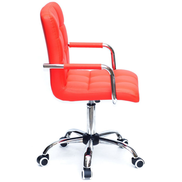 Стілець Onder Mebli Augusto-Arm CH-Office Червоний 1007 Екошкіра-2