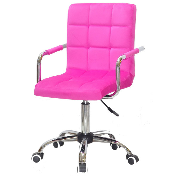 Стілець Onder Mebli Augusto-Arm CH-OFFICE Малина B-1023 Оксамит-1