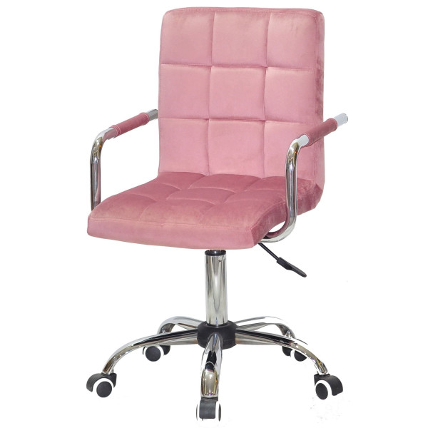 Стілець Onder Mebli Augusto-Arm CH-OFFICE Пильна Троянда B-1030 Оксамит-1