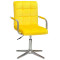 Стул Onder Mebli Augusto-Arm MODERN BASE Желтый B-1027 Бархат-0-thumb