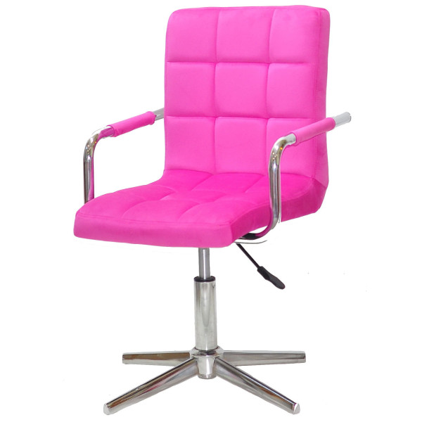 Стілець Onder Mebli Augusto-Arm MODERN BASE Малина B-1023 Оксамит-1