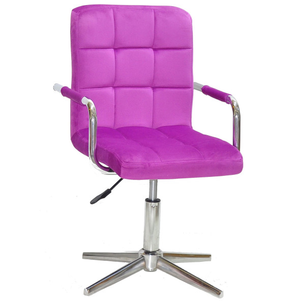 Стул Onder Mebli Augusto-Arm MODERN BASE Сирень B-1022 Бархат-0