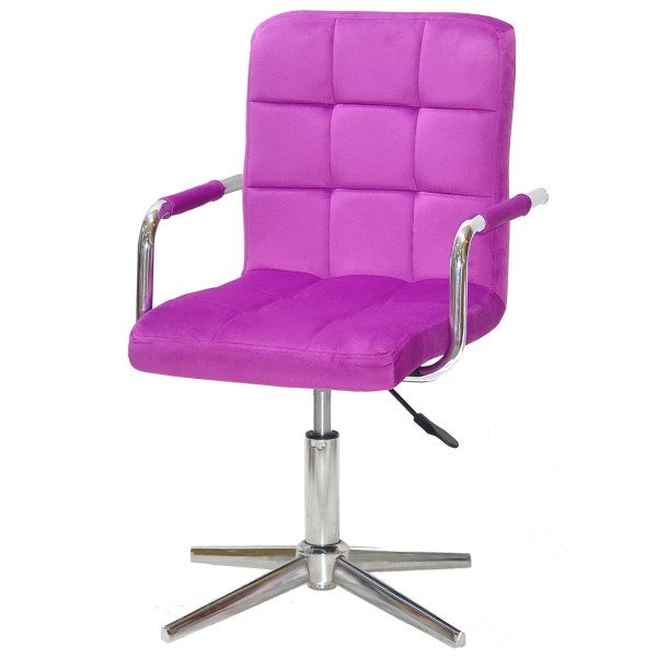 Стул Onder Mebli Augusto-Arm MODERN BASE Сирень B-1022 Бархат-1