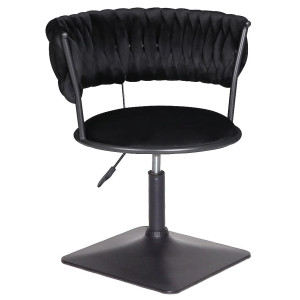 Стул Onder Mebli Ava 4-BK-Base Черный UC-904 Бархат