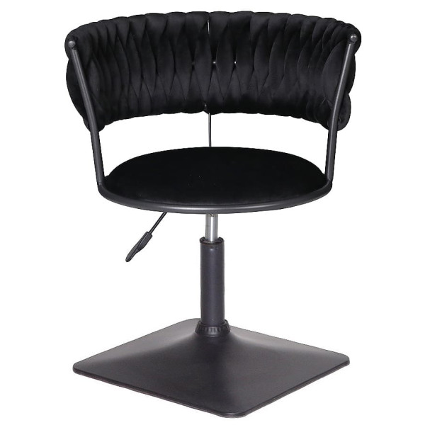 Стілець Onder Mebli Ava 4-BK-Base Чорний UC-904 Оксамит-1