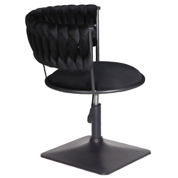 Стілець Onder Mebli Ava 4-BK-Base Чорний UC-904 Оксамит-2