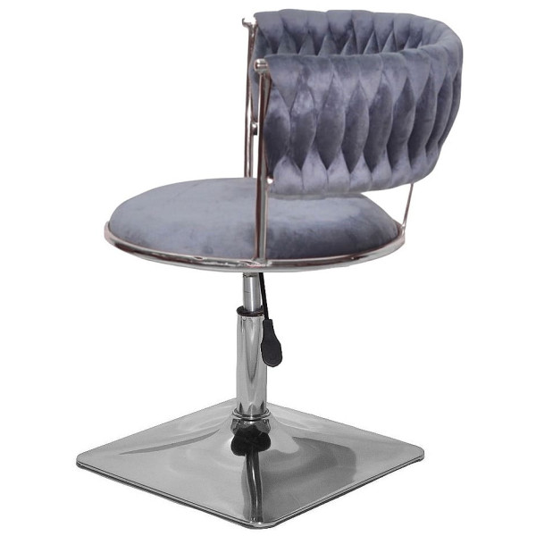 Стілець Onder Mebli Ava 4-CH-Base Сірий UC-901 Оксамит-3