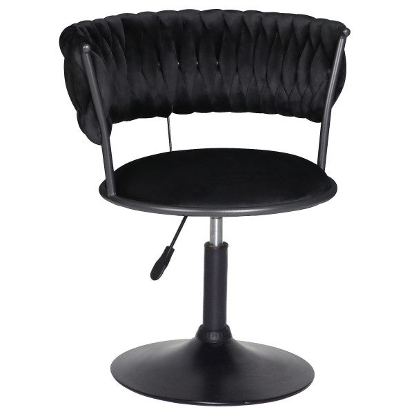 Стул Onder Mebli Ava BK-Base Черный UC-904 Бархат-0