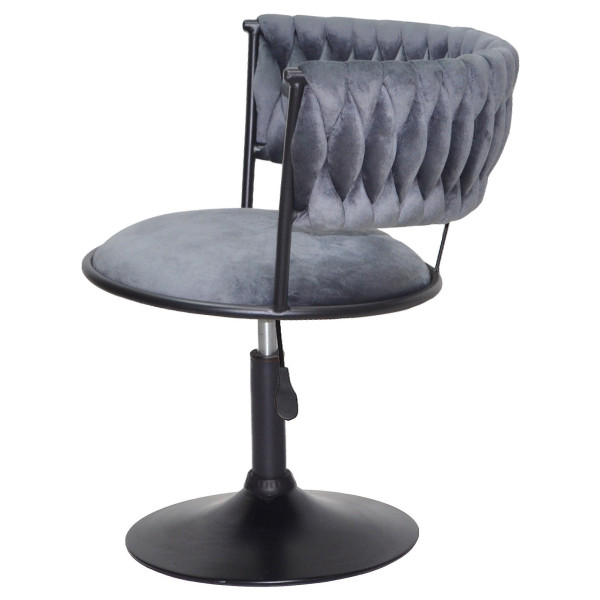 Стул Onder Mebli Ava BK-Base Серый UC-901 Бархат-3