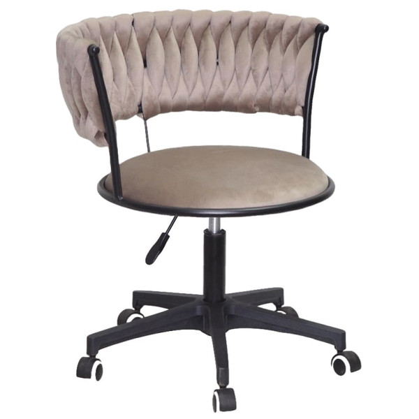 Стілець Onder Mebli Ava BK-Modern Office Кава UC-912 Оксамит-0