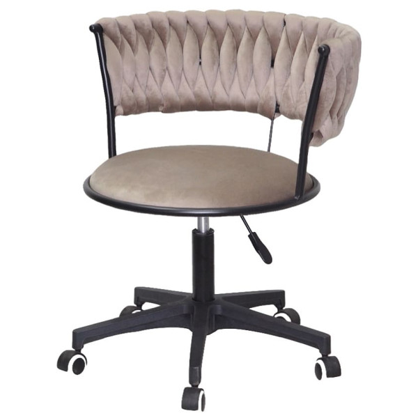 Стілець Onder Mebli Ava BK-Modern Office Кава UC-912 Оксамит-1