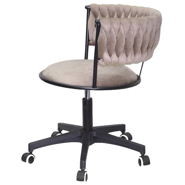 Стілець Onder Mebli Ava BK-Modern Office Кава UC-912 Оксамит-3