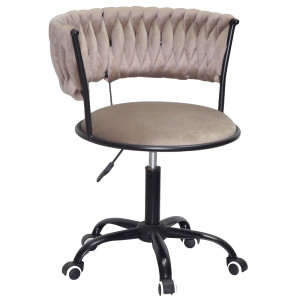 Стілець Onder Mebli Ava BK-Office Кава UC-912 Оксамит