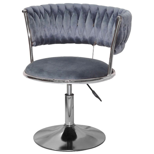 Стул Onder Mebli Ava CH-Base Серый UC-901 Бархат-1