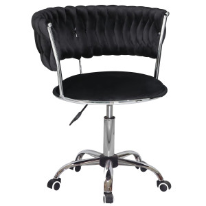 Стул Onder Mebli Ava CH-Office Черный UC-904 Бархат