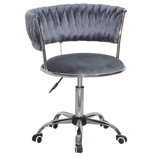 Стул Onder Mebli Ava CH-Office Серый UC-901 Бархат-0