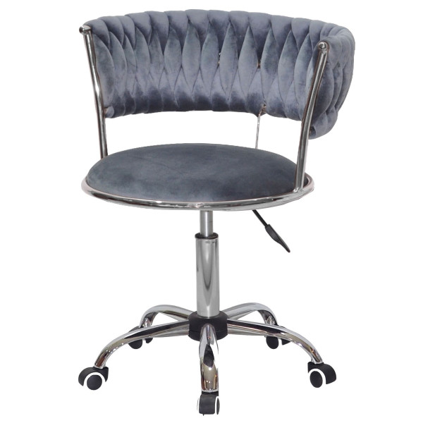 Стул Onder Mebli Ava CH-Office Серый UC-901 Бархат-1