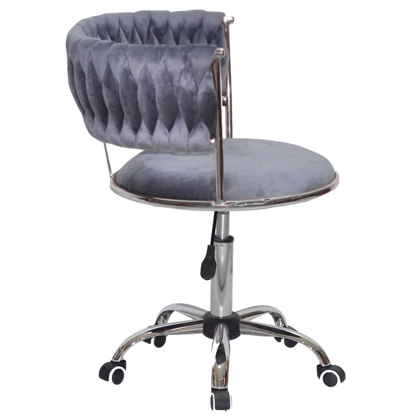 Стул Onder Mebli Ava CH-Office Серый UC-901 Бархат-2