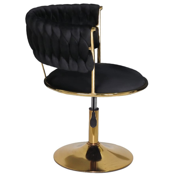 Стілець Onder Mebli Ava GD-Base Чорний UC-904 Оксамит-3