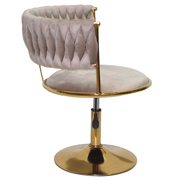 Стілець Onder Mebli Ava GD-Base Кава UC-912 Оксамит-2