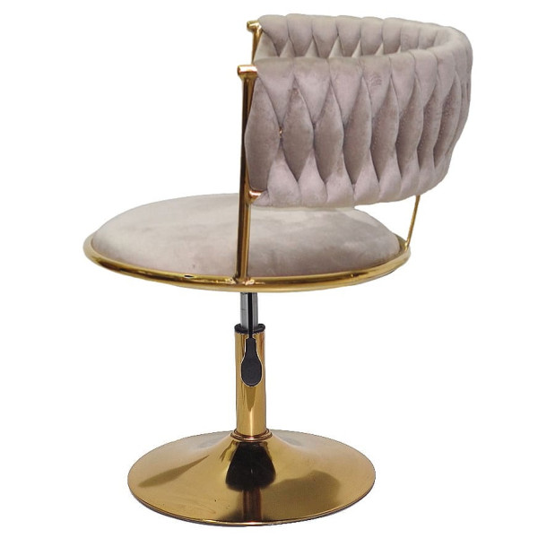 Стілець Onder Mebli Ava GD-Base Кава UC-912 Оксамит-3