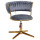 Стілець Onder Mebli Ava GD-Modern Base Сірий UC-901 Оксамит