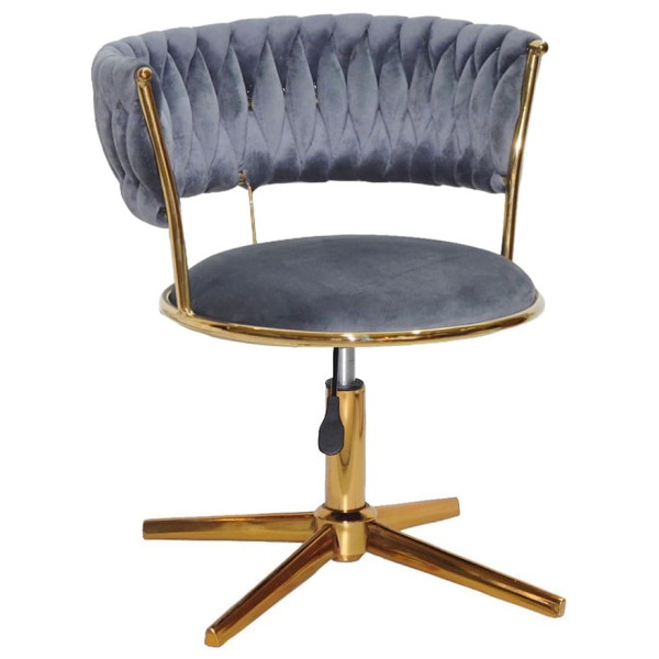 Стул Onder Mebli Ava GD-Modern Base Серый UC-901 Бархат-0