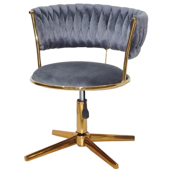 Стул Onder Mebli Ava GD-Modern Base Серый UC-901 Бархат-1