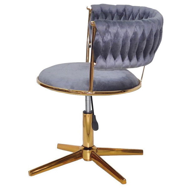 Стул Onder Mebli Ava GD-Modern Base Серый UC-901 Бархат-3