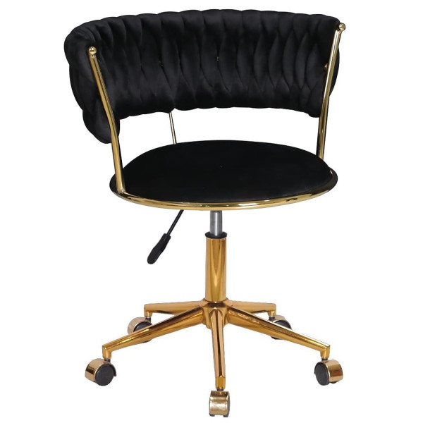 Стул Onder Mebli Ava GD-Modern Office Черный UC-904 Бархат-0