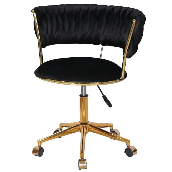 Стул Onder Mebli Ava GD-Modern Office Черный UC-904 Бархат-1