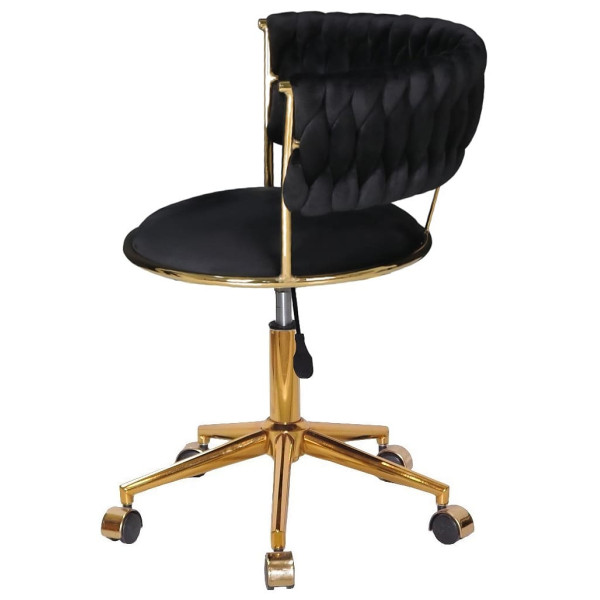 Стул Onder Mebli Ava GD-Modern Office Черный UC-904 Бархат-4